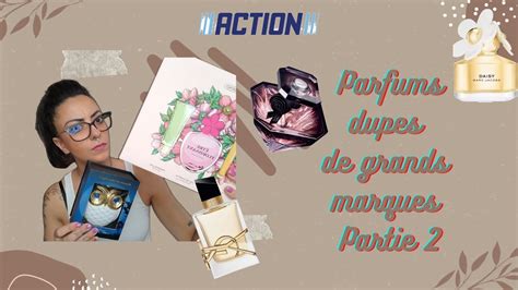 LES DUPES de parfums de grandes marques chez ACTION DES .